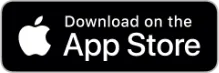 Black and white badge with the Apple logo and text: Download on the App Store.